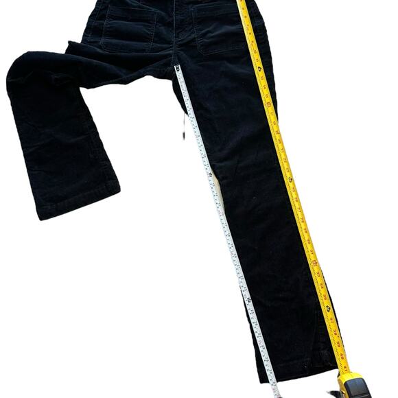 Womens Pants Size 9 Black Corduroy Bootcut Professional Workwear Classic Office - Picture 2 of 7